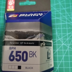 Tusz BLACK POINT BPH650BK zamiennik 650 CZ101AE